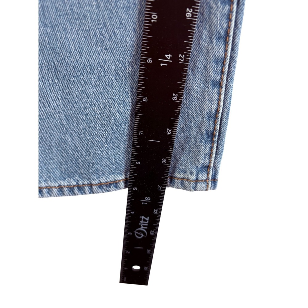 Levi's 501 Original Fit Jeans Mens 36x32 (35x31.5) Blue Denim Logo Straight Leg - Picture 6 of 7